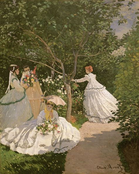 moet bilder|frauen im garten monet.